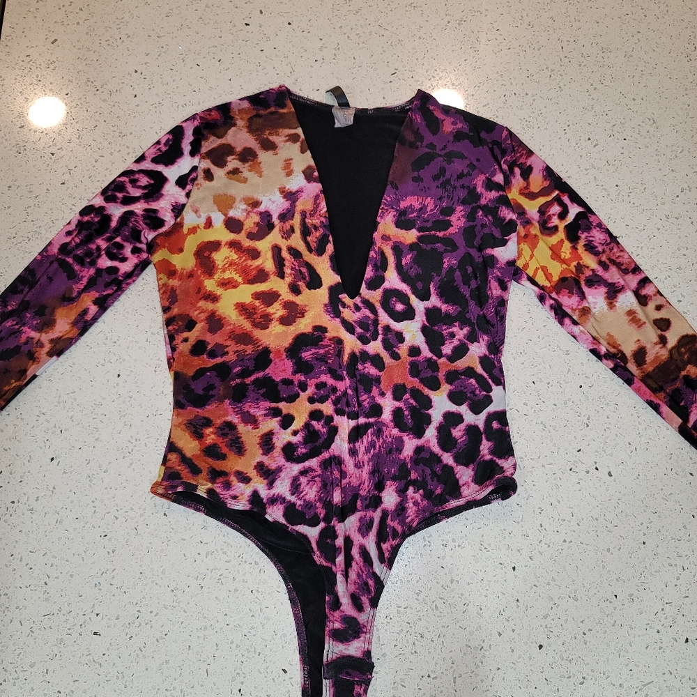 Body suit long sleeve top